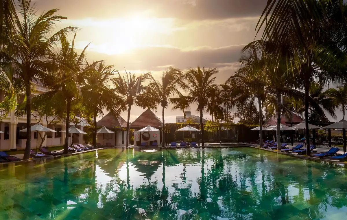Anantara Hoi An riverside pool and garden