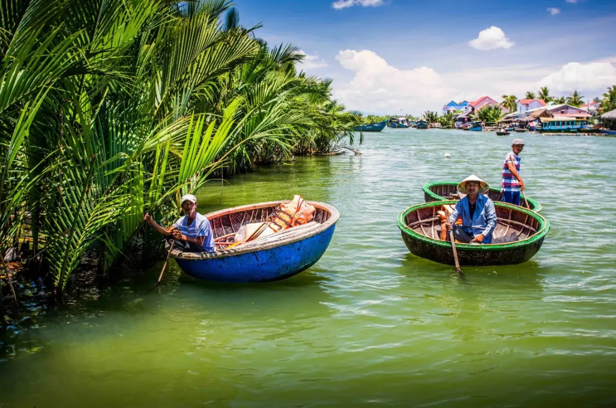 Basket boat ride Hoi An