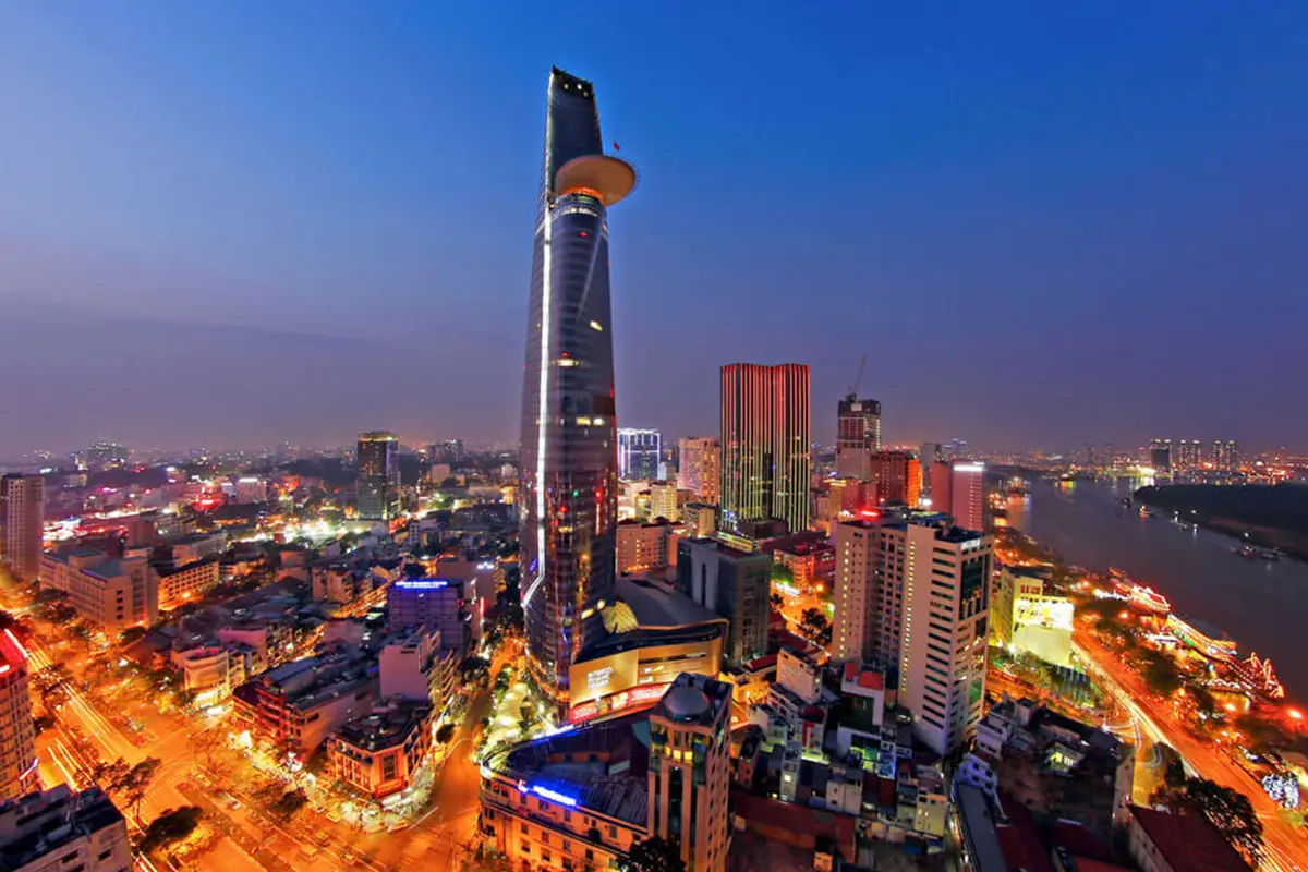 Bitexco Financial Tower Saigon - iconic skyscraper with helipad