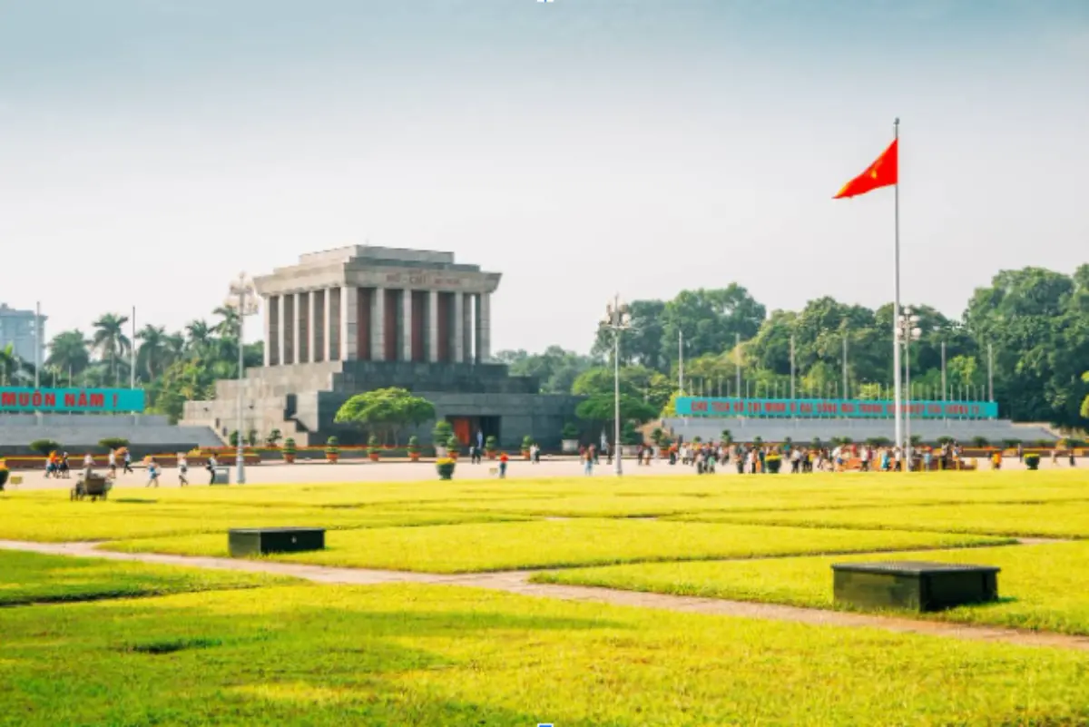 Ho Chi Minh Mausoleum in Hanoi