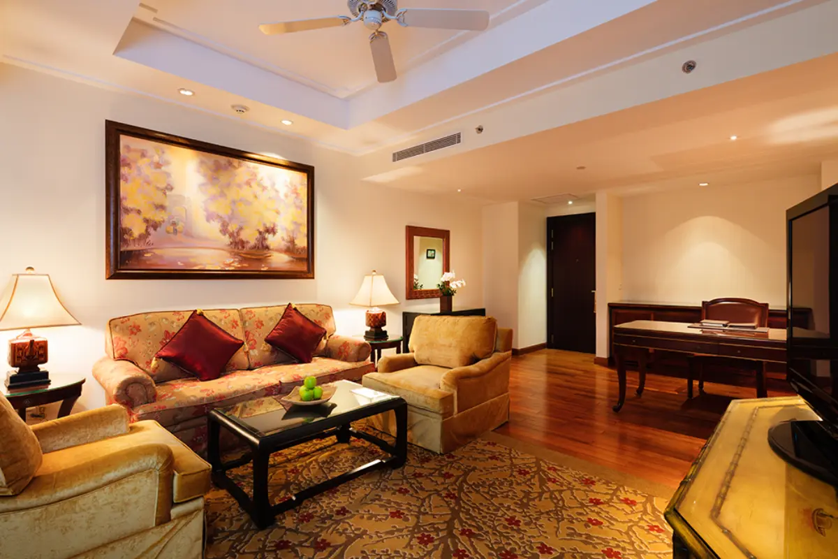 Palace suite with luxurious amenities