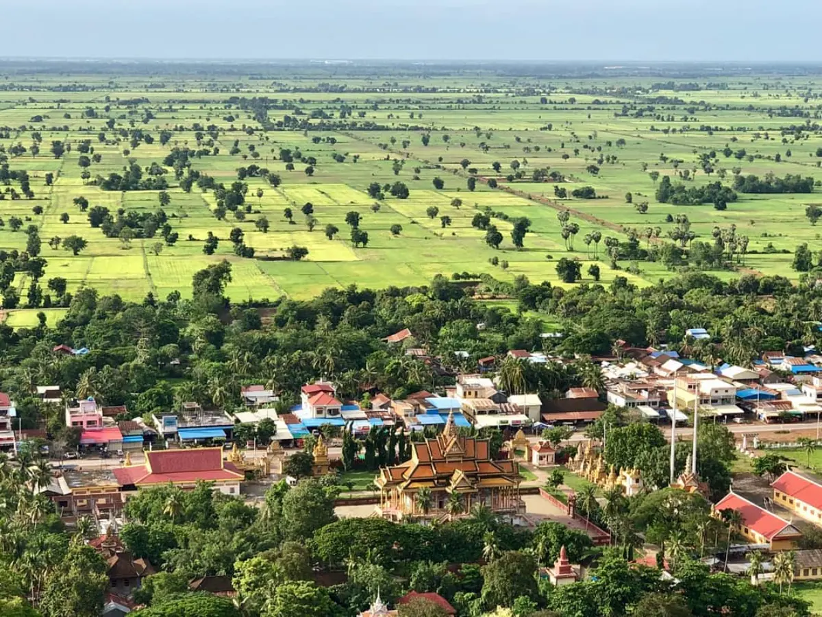 French colonial buildings in Battambang