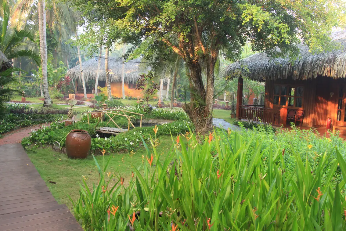 How to get to Coco Riverside from Saigon - scenic drive through Mekong Delta